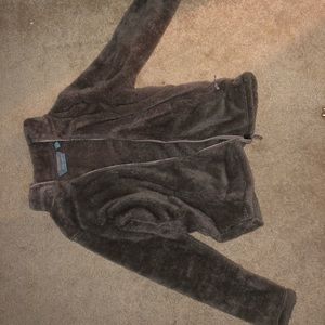 Fuzzy grey jacket